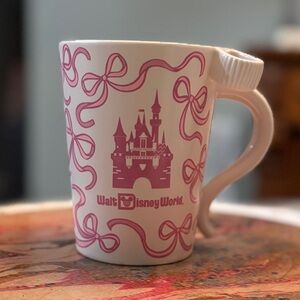 Disney and Starbucks Pink Bow Castle Mug